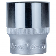 Насадка шестигранна коротка 1/2" 27мм CrV ULTRA (6070272) Київ