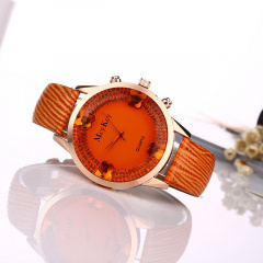 Годинники наручні жіночі Quartz orange (hub_mjipa1) Кам'янка-Дніпровська