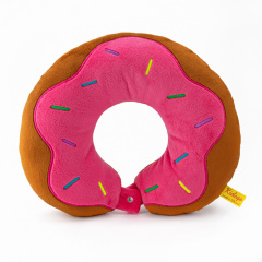 М'яка іграшка Kidsqo Подушка для подорожей Пончик Рожевий (KD6951) Переяслав-Хмельницький