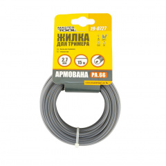 Лісочка для тримера MASTERTOOL GM Коло армоване 2.70 мм 15 м (19-0727) Новомосковськ