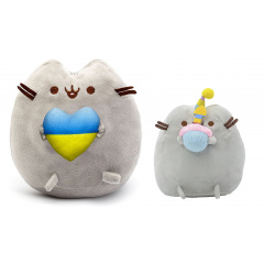 Набір м'яких іграшок S&T Пушин кет 23х25 см та 12х15 см (vol-10394) Фастів