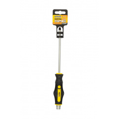 Викрутка ударна шліцева магнітна MASTERTOOL GM EXTERNAL HEX SL6х150 мм ручка з покриттям TPR (49-6615) Нововолынск