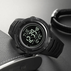 Годинник чоловічий спортивний з компасом Skmei 2147 Compass Чорний Курень