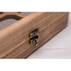 Органайзер на 9 секцій для наручних годинників ecoWalnut 7х26.5х26.5 см Київ
