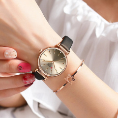 Наручний годинник жіночий Curren Grass Brown Золотий (2829) Костополь