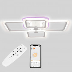 Стельова LED люстра Sunlight 5667/2+2 R білий Братское