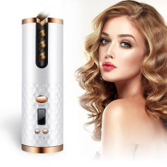 Бездротова плойка для завивки волосся UKC Hair Curler 5200мАч Білий Винница