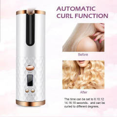 Бездротова плойка для завивки волосся UKC Hair Curler 5200мАч Білий Винница