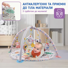 Розвиваючий килимок для дітей (немовлят) з дугами A1 (BabyMat-1M) Київ