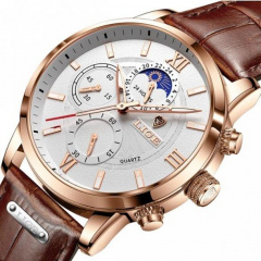 Годинник наручний Lege Signature Коричневий Київ