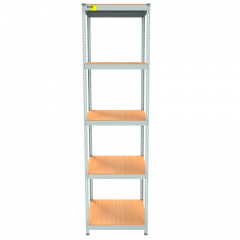 Металевий стелаж Emby Light Series 2400х600x450 мм 5 полиць ДСП до 100 кг Київ