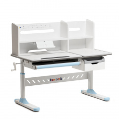 Парта-трансформер для підлітка Fundesk Fiore II 1200 x 650 x 540 -760 мм Blue Іршава