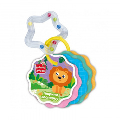 Картки на кільці Тварини зоопарку Vladi Toys VT2000-31 з брязкальцем Киев