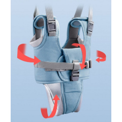 Набір 2Life віжки-ходунки з наколінниками та черевики Блакитний (vol-9243) Косов