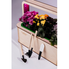 Розумний горщик для вирощування рослин Smart Garden Ecobloom Квіти 23х43х32 см Экокубик Полтава