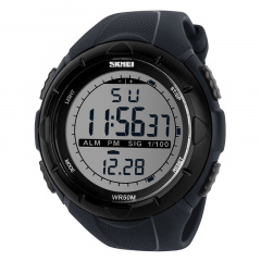 Годинник наручний чоловічий Skmei 1025 Black 1025GY (15877-hbr) Киев
