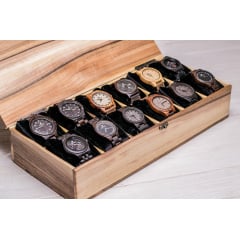 Дерев'яна коробочка для зберігання наручних годинників ecoWalnut 8.2х40.9х18 см Київ