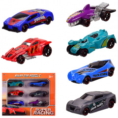 Набор металлических машин A-Toys 587-17 6 шт Чорноморськ
