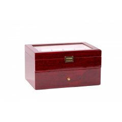 Шкатулка для зберігання годинників Craft 20WB.RED Бордовий Королево
