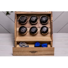 Органайзер з подушечками для 6 годинників ecoWalnut 32.2х34.6х22.8 см Николаев