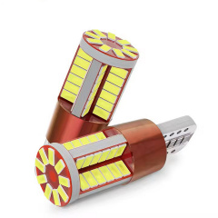 Комплект світлодіодних ламп Napo T10-3014-57smd-CAN W5W T10 4 шт Білий (2506587101) Київ