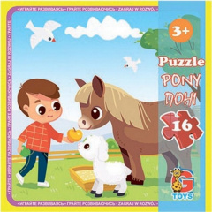 Пазли дитячі "Ферма" G-Toys LA08 16 елементів Косів