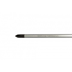 Викрутка ударна хрестова магнітна MASTERTOOL GM EXTERNAL HEX PH2х150 мм ручка з покриттям TPR (49-6215) Оріхів