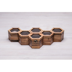 Скринька для наручних годинників ecoWalnut 7.8х43.4х18.8 см Київ
