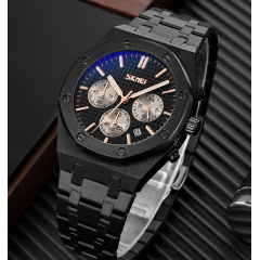 Годинник наручний Skmei 9296 Black 9296BKBK (17176-hbr) Бучач