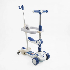 Самокат багатофункціональний з бортиком Skyper Scooter 5в1 Blue White (175805) Ворожба