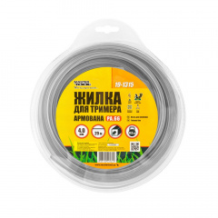 Лісочка для тримера MASTERTOOL GM Квадрат армований 4 мм 29 м (19-1315) Новая Прага