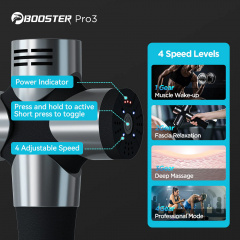 Масажер перкусійний м'язовий Booster Pro 3 126 Вт Чорний (1962065620) Петрово
