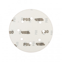 Коло шліфувальне на липучці MASTERTOOL GM 180 мм зерно 80 5 шт (08-1808-H) Талалаївка