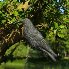 Ворон Chomik для відлякування голубів 110х180х340 мм Чорний Нововолинськ