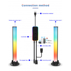 Світлодіодні RGB панелі Inspire S043 60LED Чорно-білий Косів