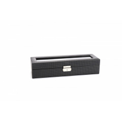 Шкатулка для зберігання годинників Craft 6PU.CRB.BL 30х20х8 cм Чорний Ворожба