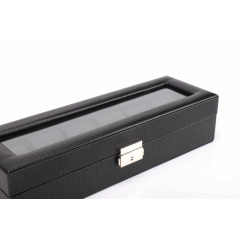 Шкатулка для зберігання годинників Craft 6PU.CRB.BL 30х20х8 cм Чорний Ворожба