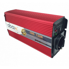 Автомобільний перетворювач напруги OPT-TOP ABAX OBS-1206 з правильною синусоїдою 1200 W (600 W) (1756375693) Кропива