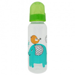 Пляшечка для годування "Слон" Mega Zayka MGZ-0206(Green) 250 мл Якимівка