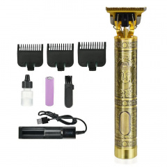 Тример акумуляторний для бороди та волосся Maxtop M98 5W Gold Братське
