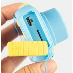 Дитяча цифрова фотокамера Smart Kids Camera фотоапарат 8х4,5х5 см Блакитний (2104618332) Южноукраинск