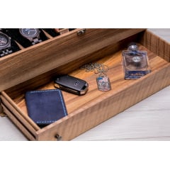 Органайзер для зберігання наручних годинників та речовий бокс ecoWalnut 14.9х40.9х18 см Шостка