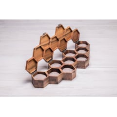 Сотова скринька для 9 годинників ecoWalnut 7.3х59.7х18.8 см Київ