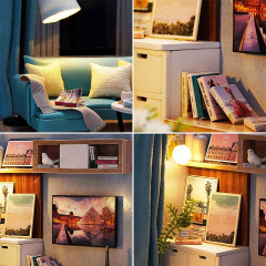 Ляльковий будинок конструктор DIY Cute Room H-018 Living Room Румбокс Киев