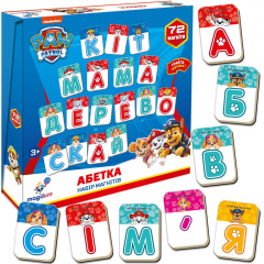Дитячий набір магнітів Щенячий патруль "Абетка" Magdum ML4034-12 Талалаевка