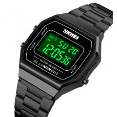 Чоловічий наручний годинник Skmei 1647 Чорний Курінь