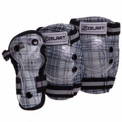 Комплект захисту Zelart CANDY SK-4678 S Чорний Петрове