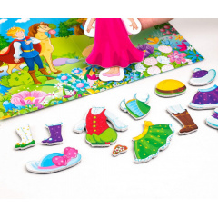 Магнітна одягалка «Принцеса» Vladi Toys VT3204-26 укр Вінниця
