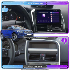 Штатна магнітола Lesko для Volvo XC60 I Рестайлінг 2013-2017 IPS 9 4/6b CarPlay Prime Київ