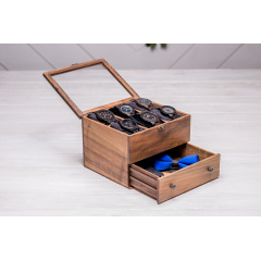 Бокс для зберігання наручних годинників ecoWalnut 14.9х20.8х18 см Львів